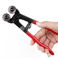 Professional Glass Mosaic Cutter Wheeled Plier - Premium Glass Tile Nipper for Precise Cutting