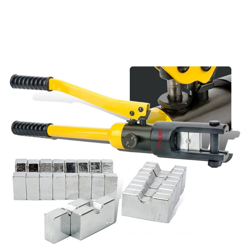 13 Ton Heavy Duty Hydraulic Crimping Tool for 10-300mm Cable Lugs - Manual Hydraulic Crimper Pliers