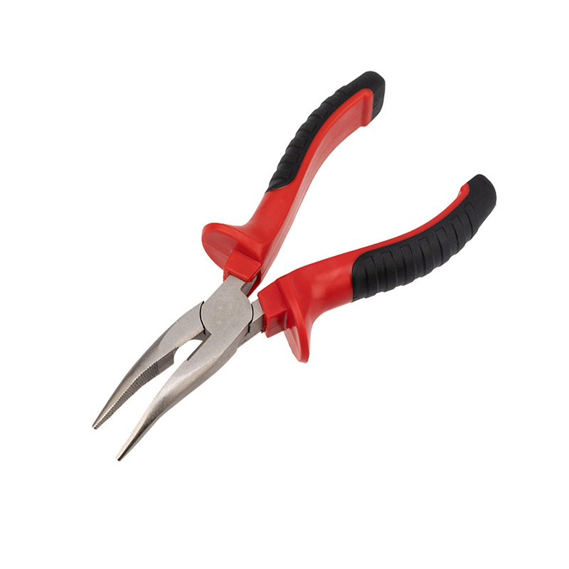 Premium 4.5 Inch Mini Long Nose Pliers with Bicolor PVC Handle for Precision Work