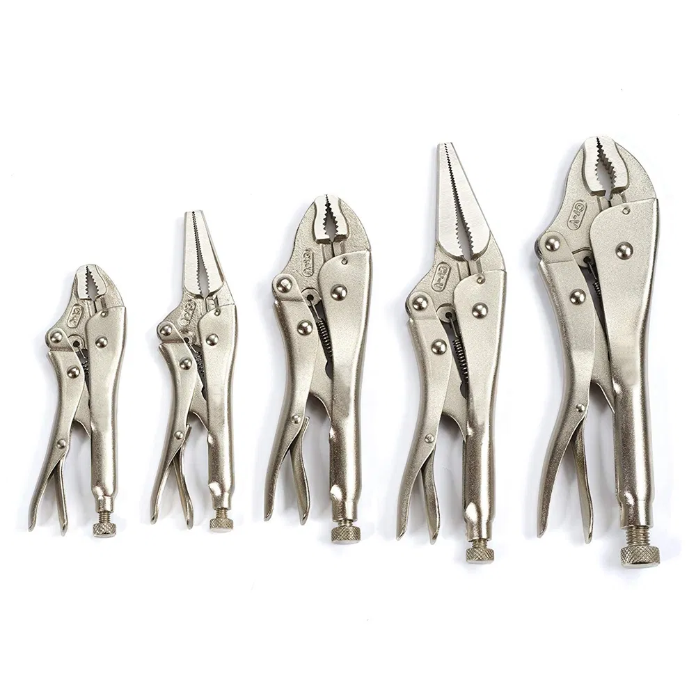 Professional 7-Inch Locking Pinch Off Plier Tool for Refrigeration and HVAC Applications