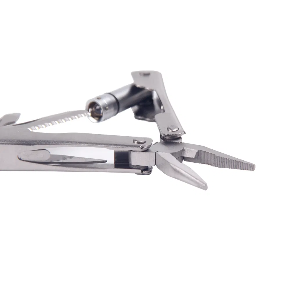 Mini Stainless Steel Multi-Tool Pocket Pliers with Bottle Opener & Screwdriver - Compact Folding Keychain Tool