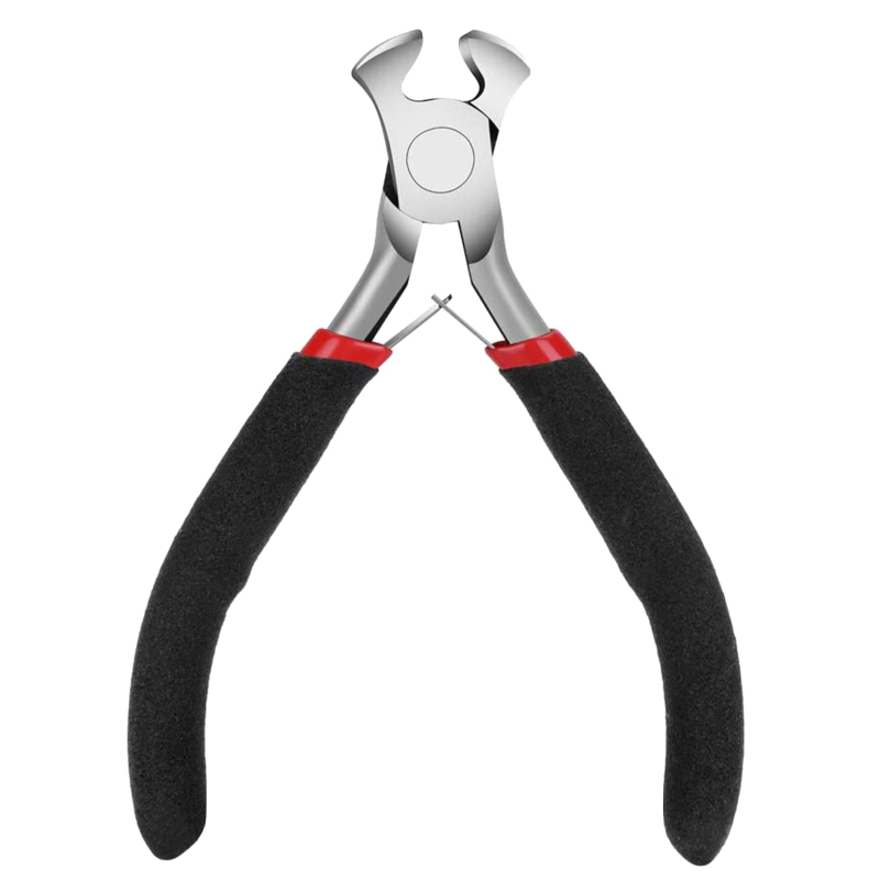 4.5 Inch Carbon Steel End Cutting Pliers - Multifunctional Mini Diagonal Nippers Tool Set for Building Decoration