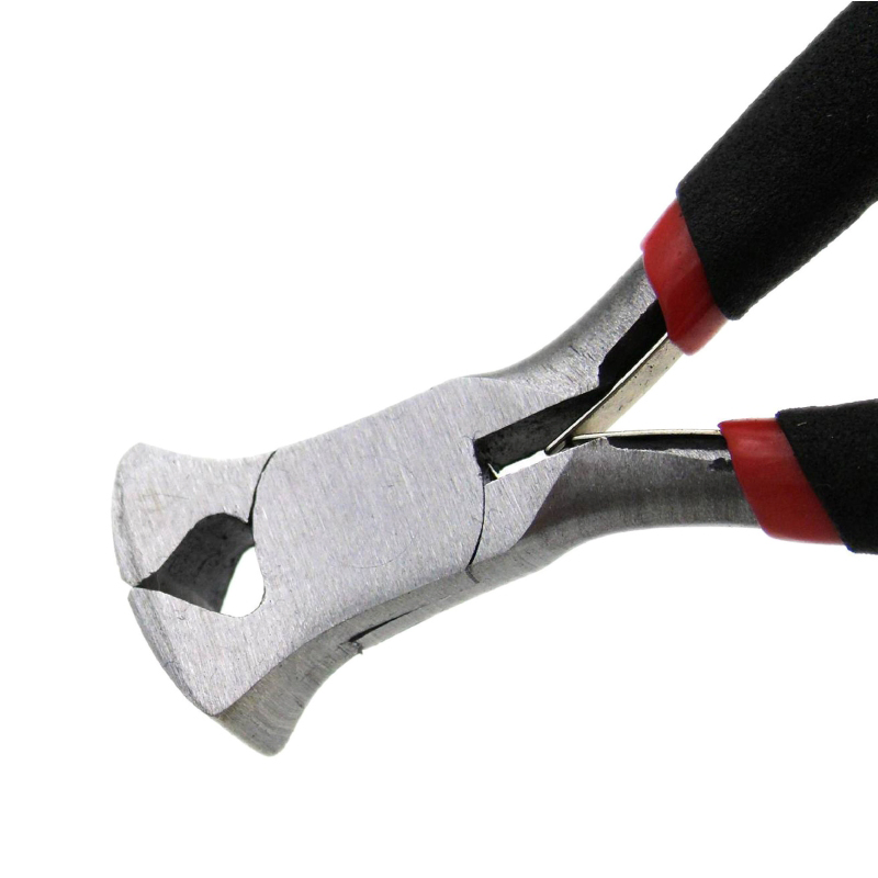 4.5 Inch Carbon Steel End Cutting Pliers - Multifunctional Mini Diagonal Nippers Tool Set for Building Decoration