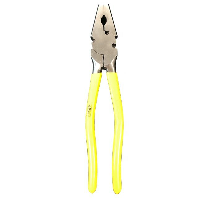 250mm Heavy Duty Steel Fencing Pliers with Hammer Head - Multi-Functional Wire Cutting Tool