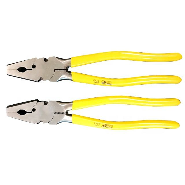 250mm Heavy Duty Steel Fencing Pliers with Hammer Head - Multi-Functional Wire Cutting Tool