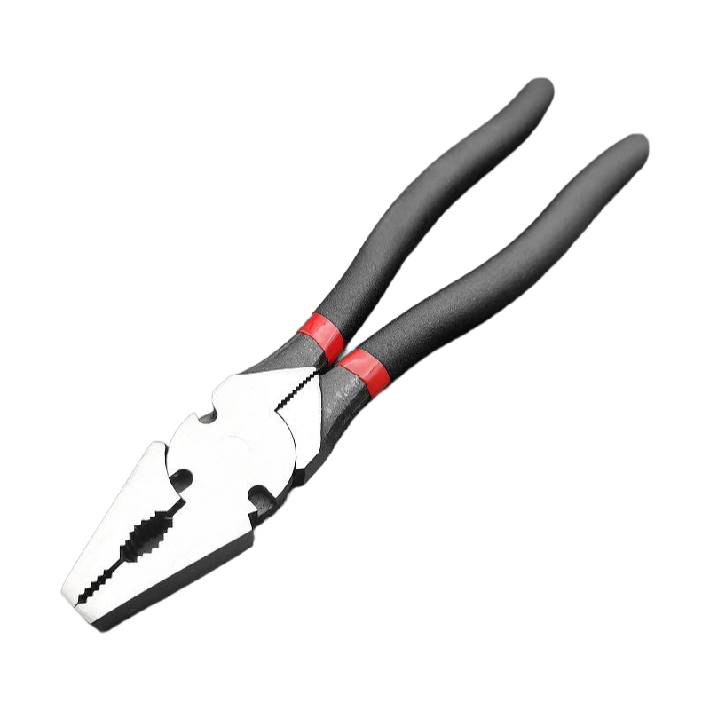 250mm Heavy Duty Steel Fencing Pliers with Hammer Head - Multi-Functional Wire Cutting Tool