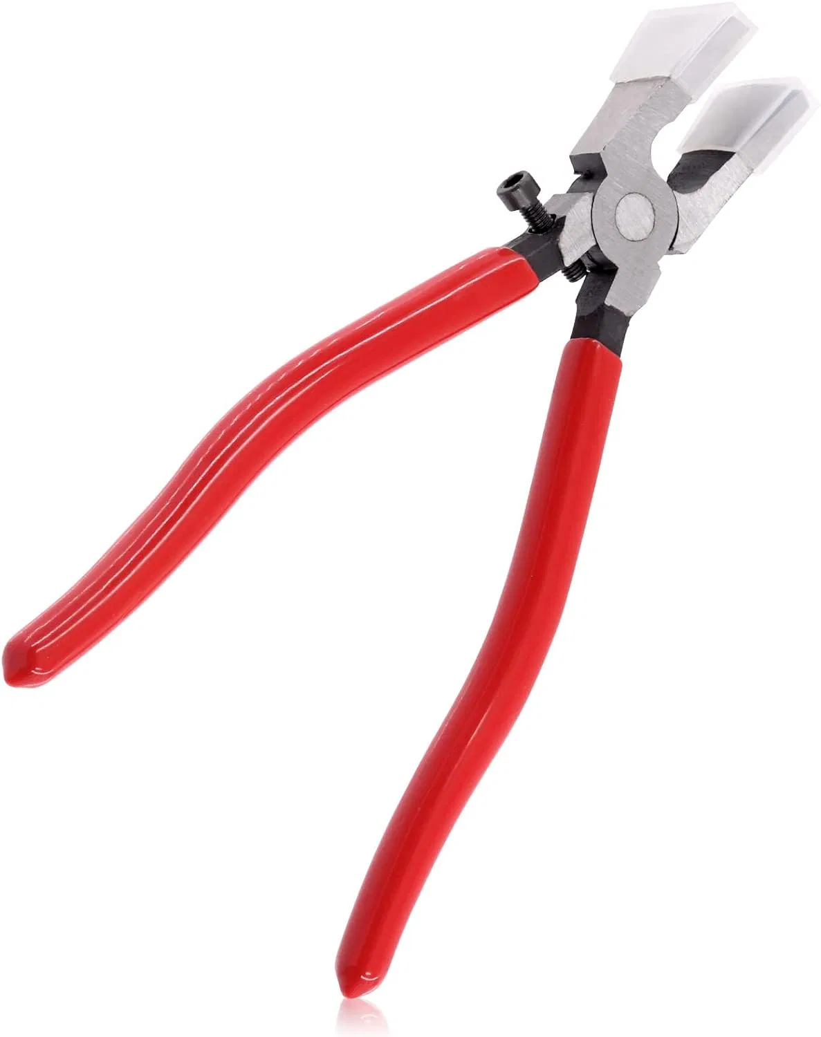 8 Inch Professional Glass Running Pliers with Serrated Jaws - Glass Breaker Tool for Precise Cutting