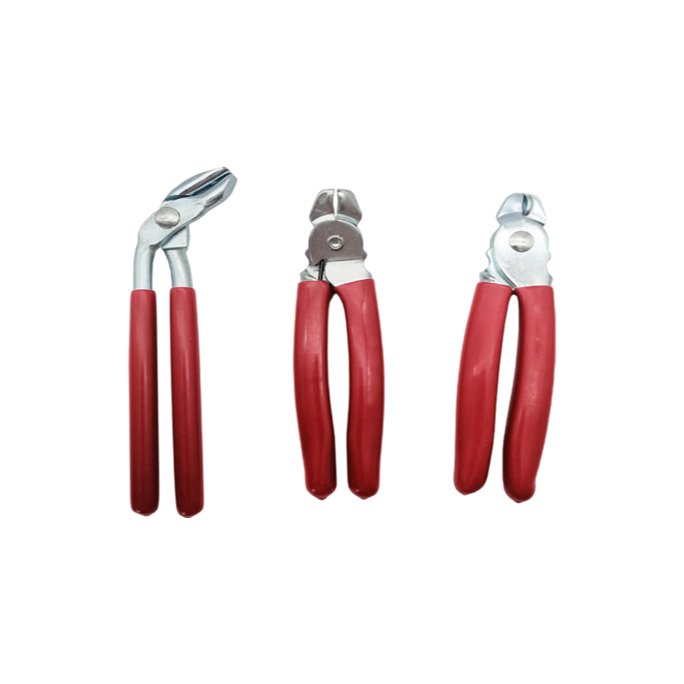 Professional Straight Head Hog Ring Pliers for Furniture Making and Upholstery Work