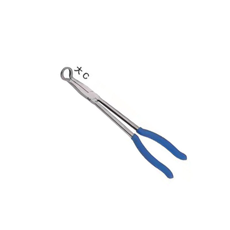 11-Inch Professional Long Reach Bent Nose Pliers with Multi-Angle Functionality