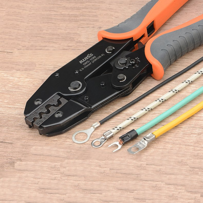 Professional Stainless Steel Terminal Crimping Pliers for Copper Nose and Wire Cutting