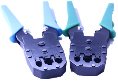 Professional RJ45 RJ11 Cable Crimping Tool - 8P8C 6P6C 4P4C Network Cable Pliers with Wire Stripper and Cutter