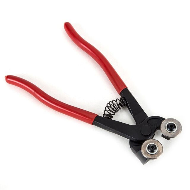 Professional Glass Cutting Nippers - Carbon Steel Cutter Tweezers for DIY Glass Work