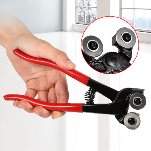 Professional Glass Cutting Nippers - Carbon Steel Cutter Tweezers for DIY Glass Work
