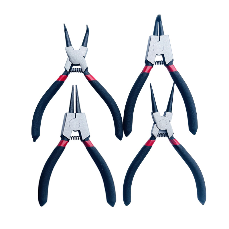 Professional Multi-Size Circlip Pliers Set for Internal and External Retaining Rings - High Carbon Steel Hand Tools