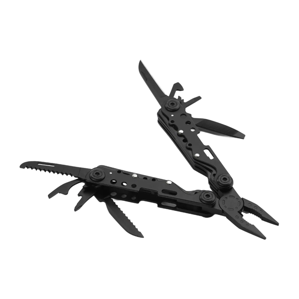 Premium Stainless Steel Multi-Function Pliers Pocket Knife with Thumb Knob for Outdoor Tools