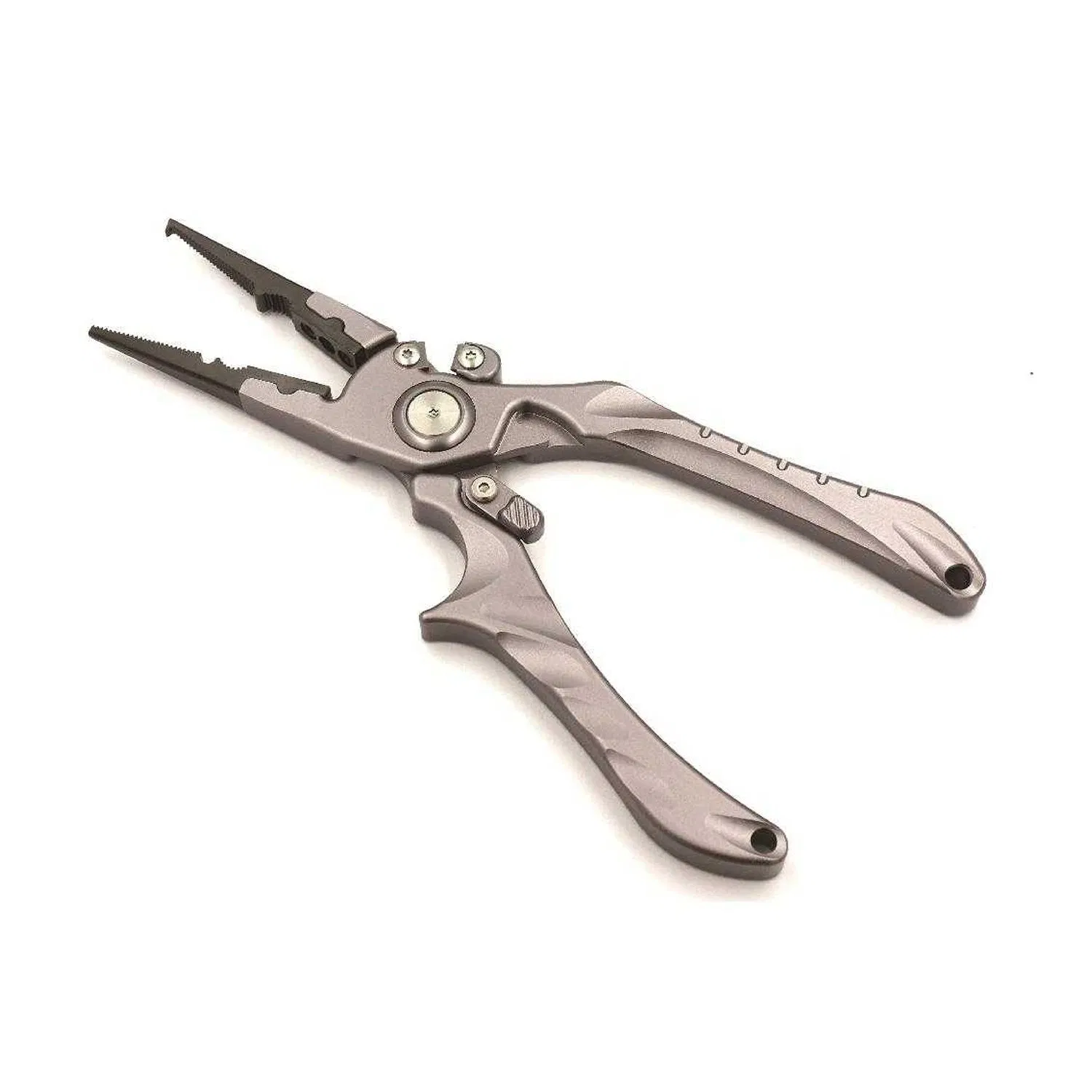 Professional Heavy Duty Aluminum Fishing Pliers with Tungsten Carbide Cutters and Locking System