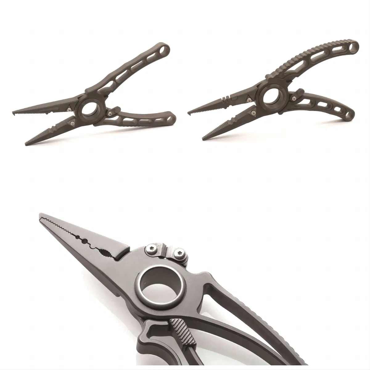 Professional Heavy Duty Aluminum Fishing Pliers with Tungsten Carbide Cutters and Locking System