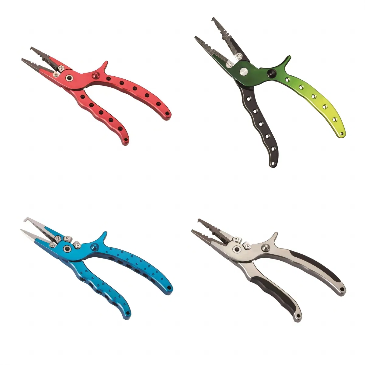 Professional Heavy Duty Aluminum Fishing Pliers with Tungsten Carbide Cutters and Locking System