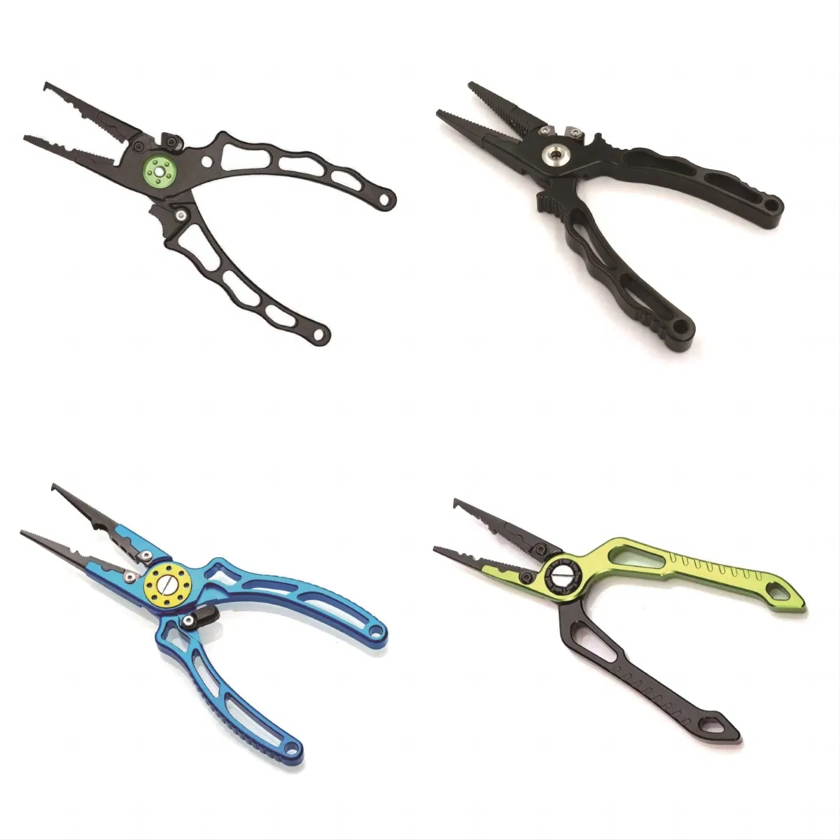 Professional Heavy Duty Aluminum Fishing Pliers with Tungsten Carbide Cutters and Locking System