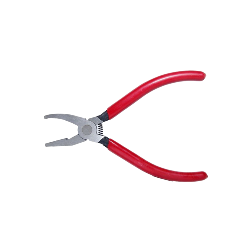 Professional Glass Breaker Pliers with Serrated Jaws for Precise Glass Cutting