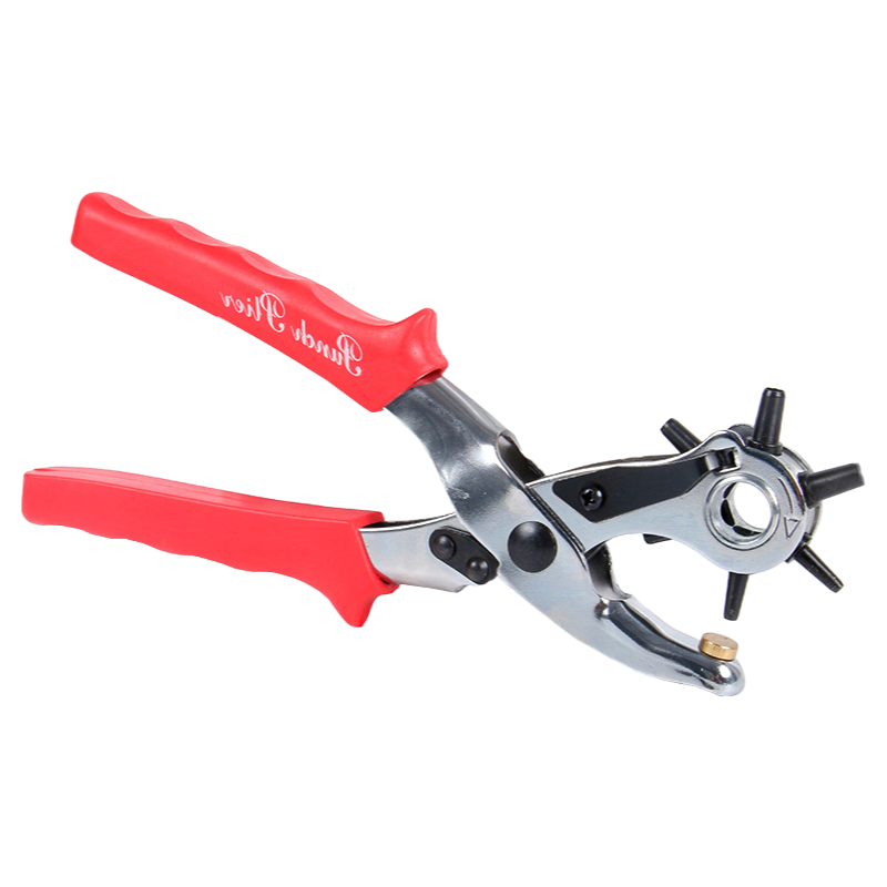 Wholesale Hand Press Five Claw Buckle Pliers & PP - 09 Leather Punch Plier, Customizable Stainless Steel Punching Tool with Metallic Handle