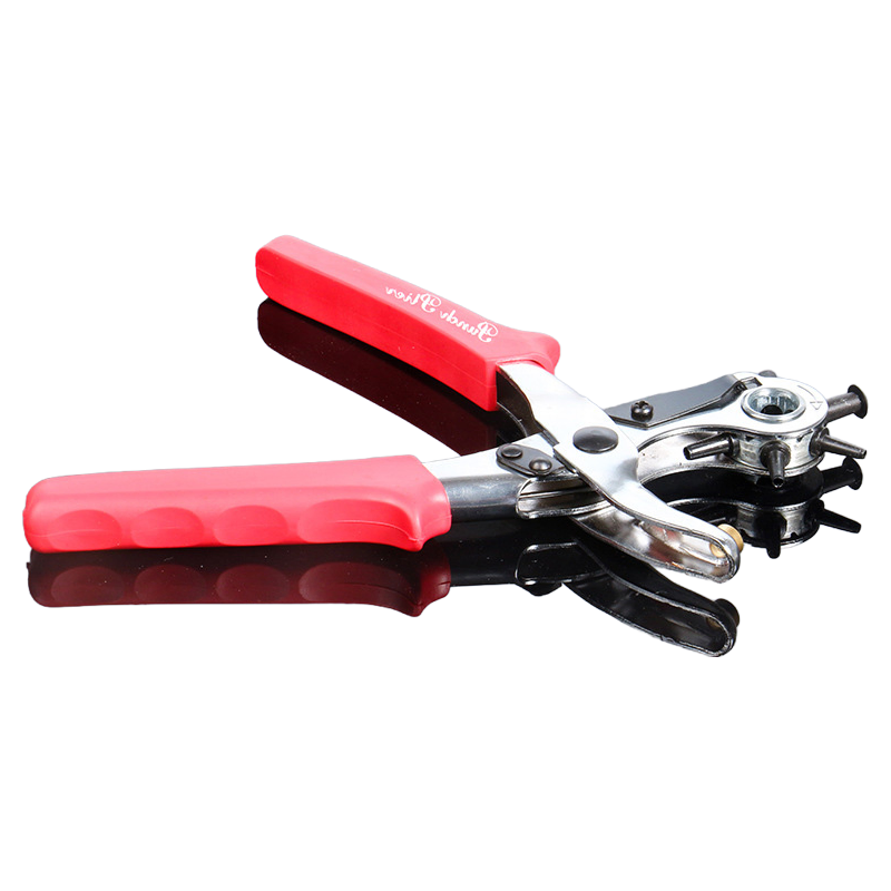 Wholesale Hand Press Five Claw Buckle Pliers & PP - 09 Leather Punch Plier, Customizable Stainless Steel Punching Tool with Metallic Handle