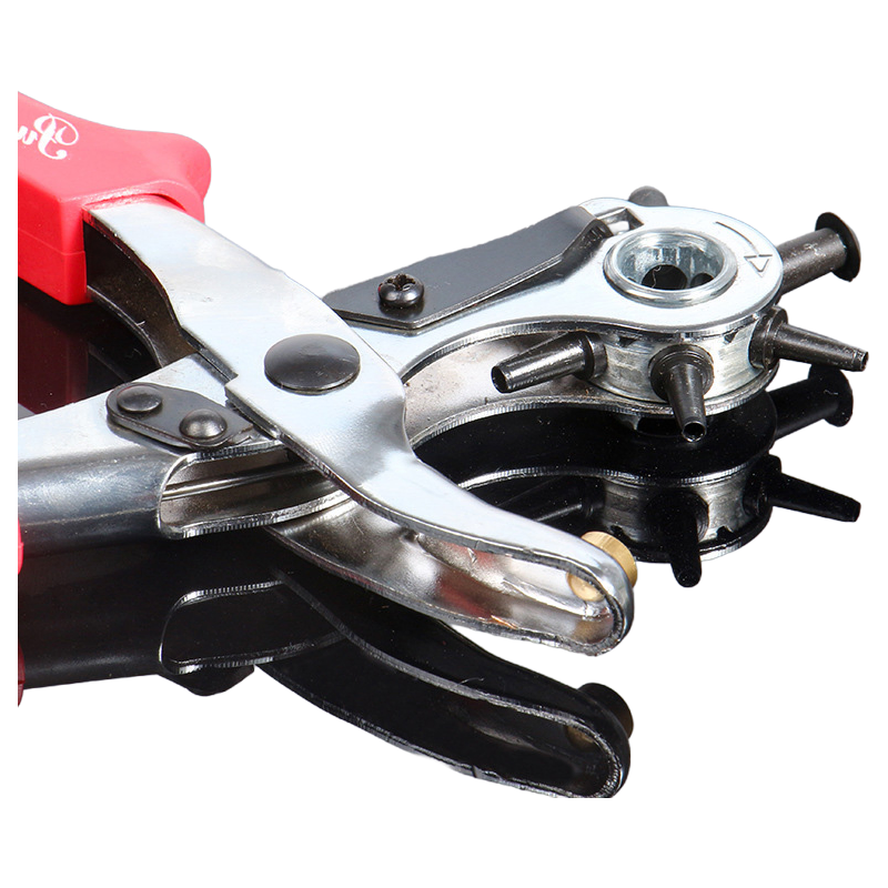Wholesale Hand Press Five Claw Buckle Pliers & PP - 09 Leather Punch Plier, Customizable Stainless Steel Punching Tool with Metallic Handle