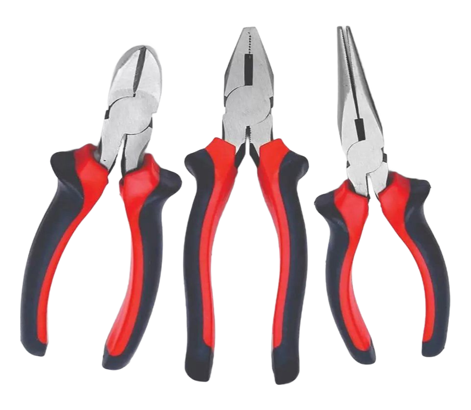 Premium Quality 150mm Hand Tools Set Including Long Nose and Side Cutting Pliers
