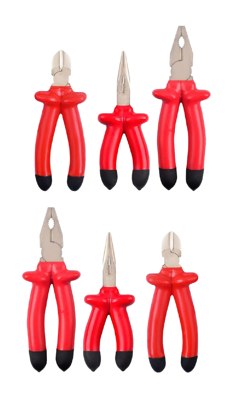 Professional 3-Piece High Leverage Pliers Set for Electrical and Industrial Applications