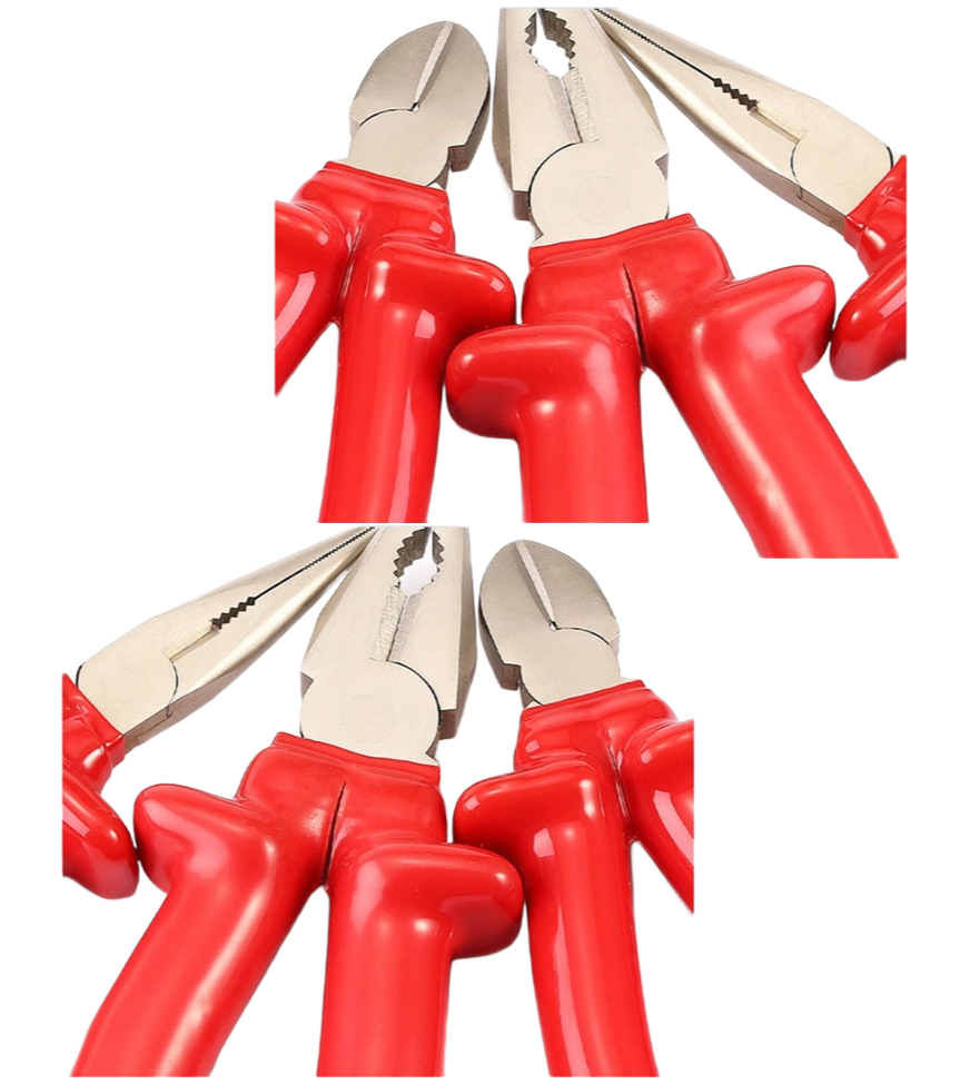 Professional 3-Piece High Leverage Pliers Set for Electrical and Industrial Applications