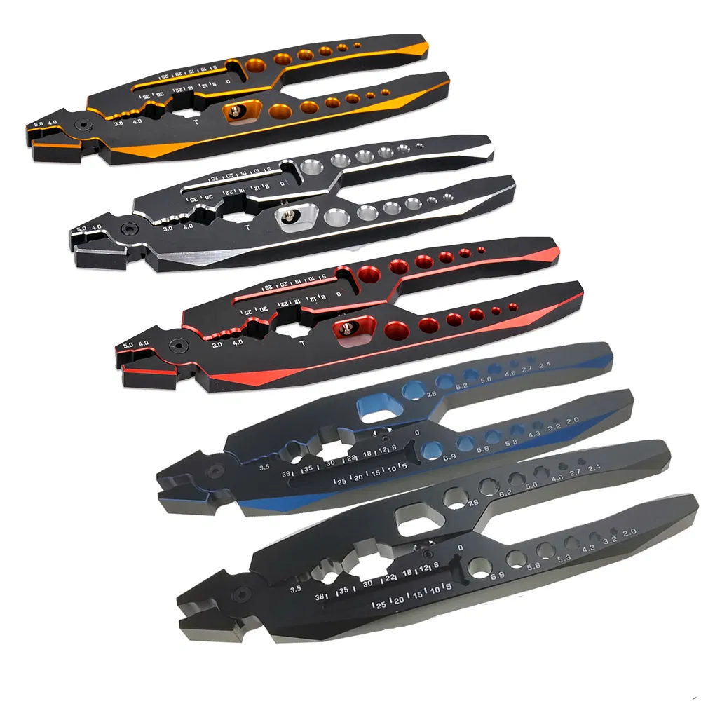 Premium RC Model Car Tools - Heavy Duty Shock Absorber Pliers with Cutting and Crimping Functions