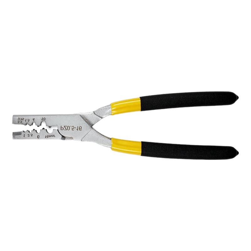 OEM PZ0.5-16 Crimping Pliers - Yellow and Black Industrial Grade Cable Sleeve Crimper