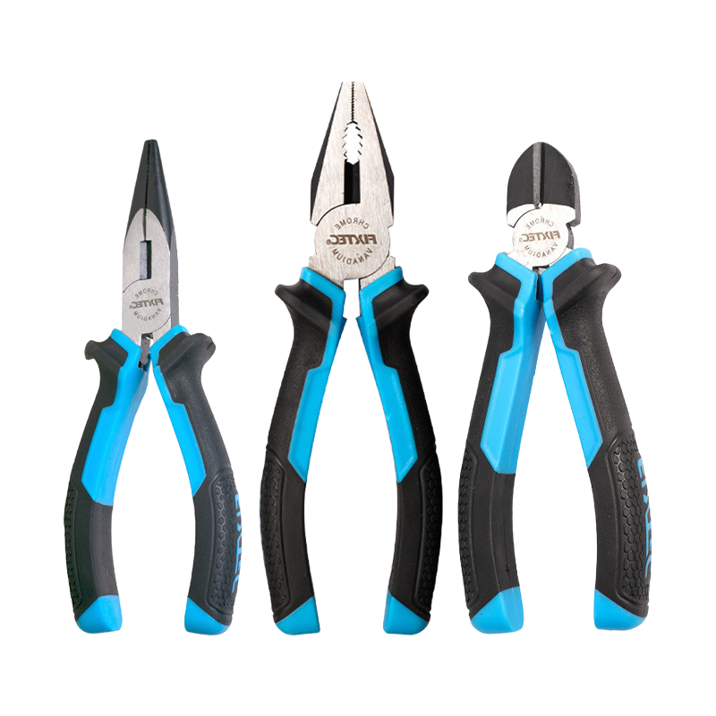 Premium Chrome Vanadium Steel Plier Set with Anti-Rust Coating and TPR Handle