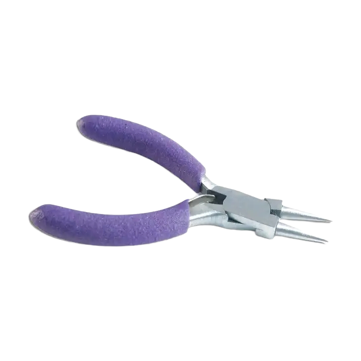 Wholesale OEM 45# Carbon Steel Mini Round Nose Pliers for Jewelry Crafting JP9004 Model