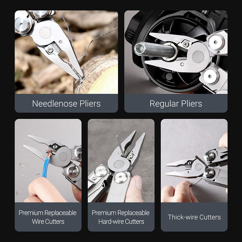 Bulk Order NexTool NE0104 Flagship Pro Multi-Tool - Heavy Duty 50cr15MOV Blades for Cutting