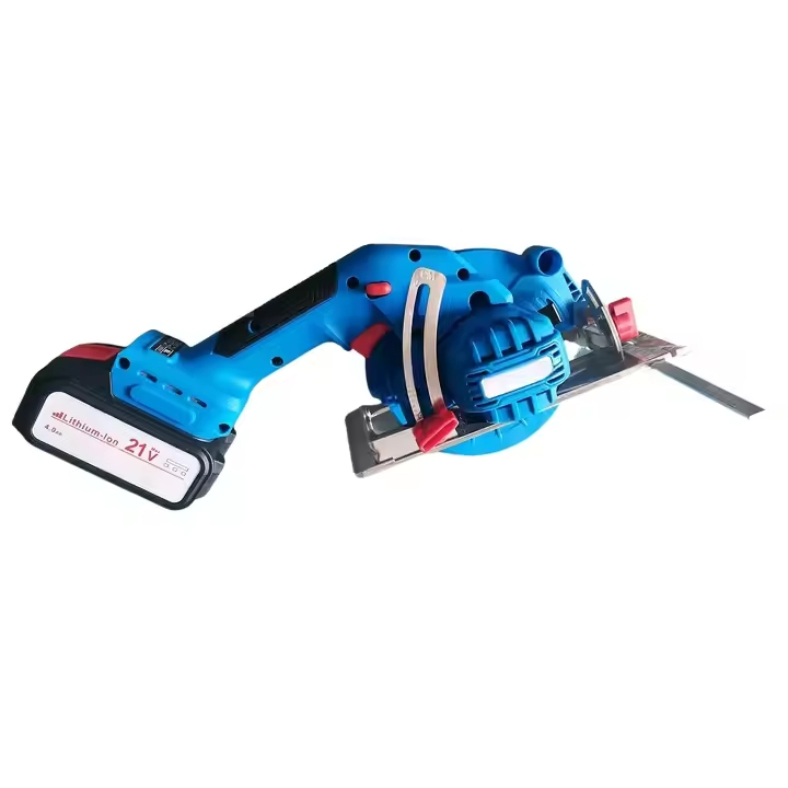 21V Brushless Cordless Circular Saw - 5 Inch Wood & Stone Cutting Electric Saw with Sliding Compound Mitre Function