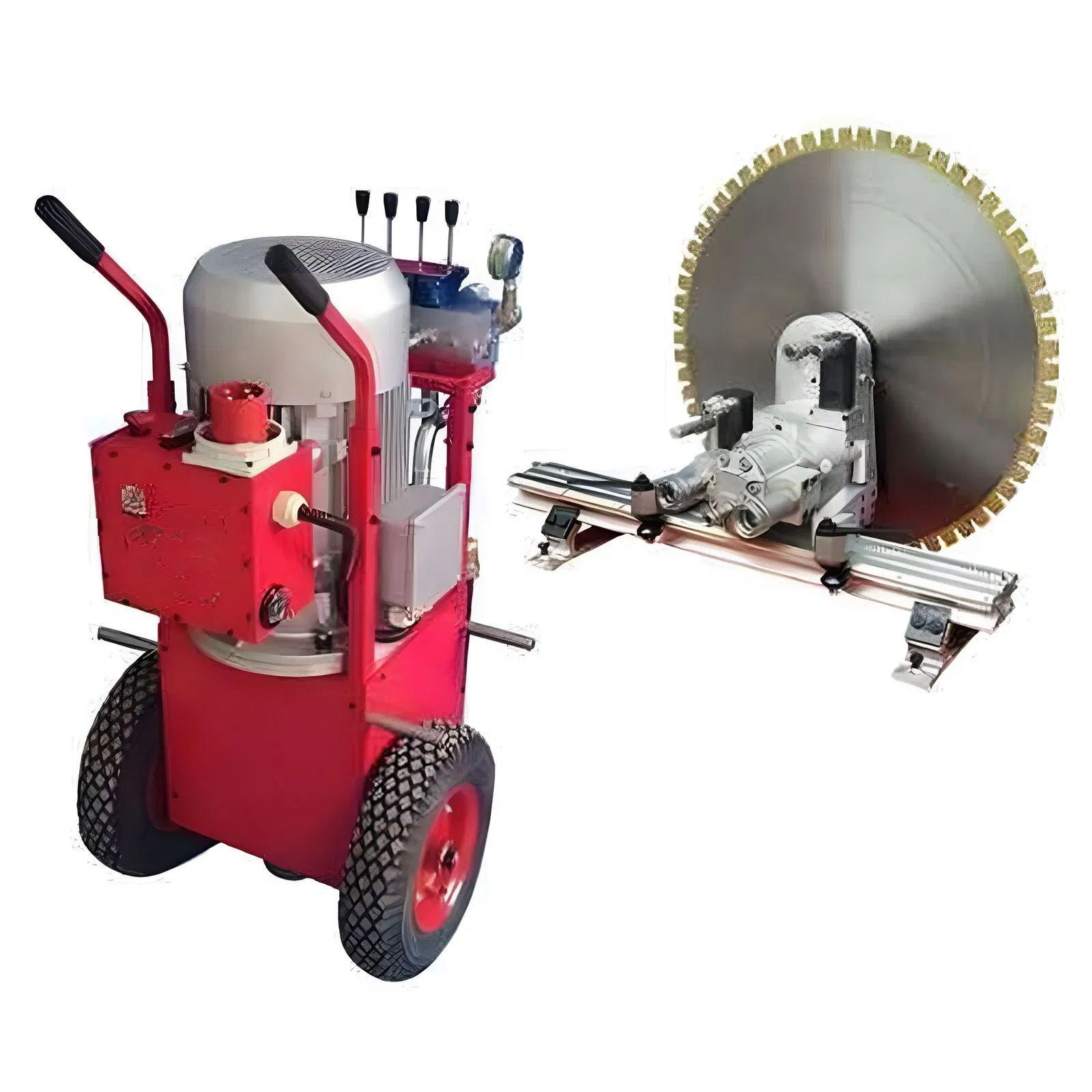 YG-600 Hydraulic Wall Concrete Cutting Machine - Professional Circular Saw for Reinforced Concrete & Stone