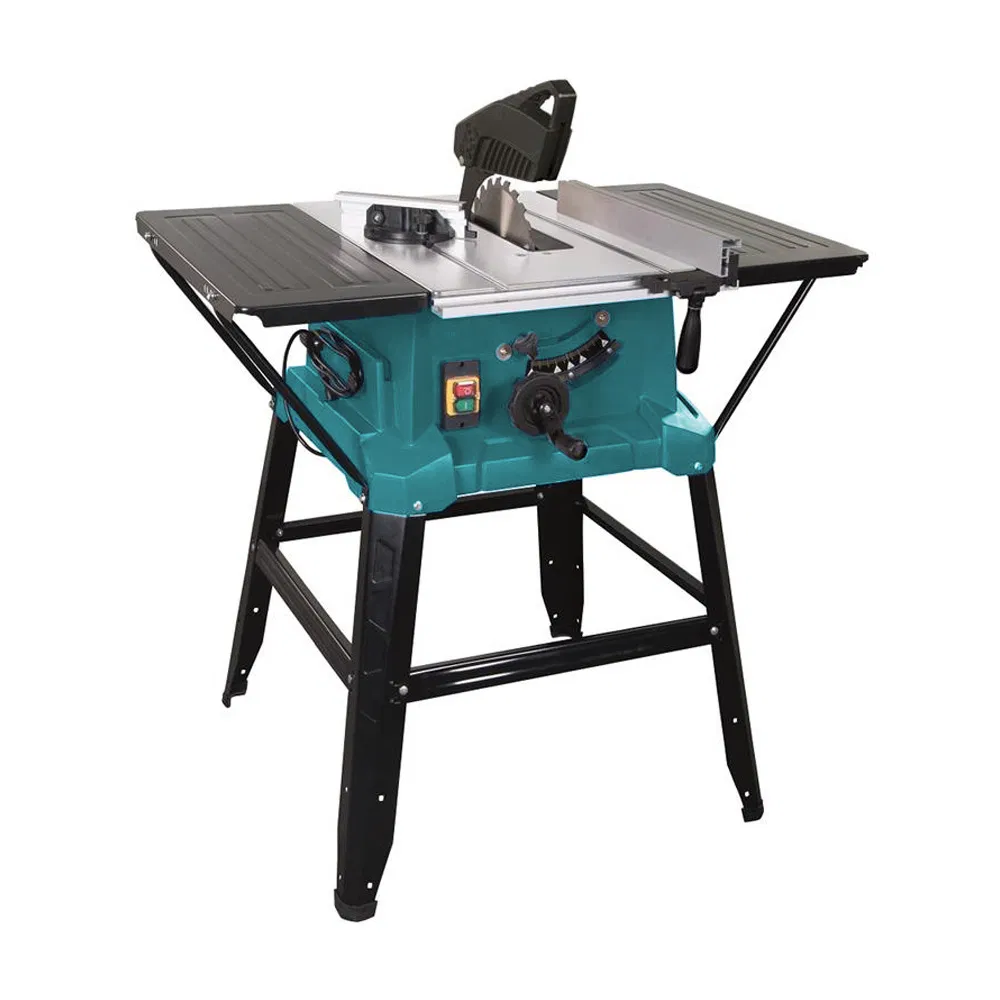 1800W 250mm Professional Woodworking Table Saw - Heavy Duty Electric Wood Cutting Machine