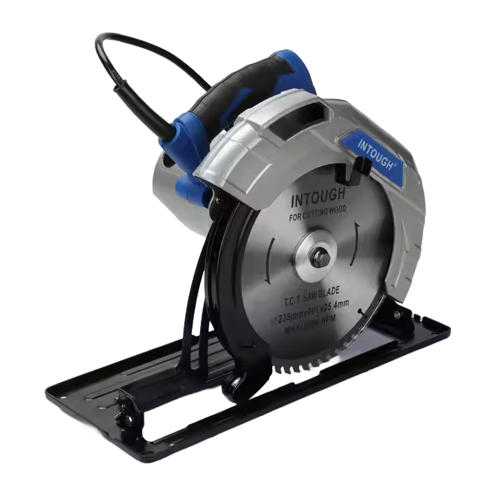 2400W Professional Heavy Duty Electric Circular Saw for Woodworking - 235mm Blade Power Cutting Tool