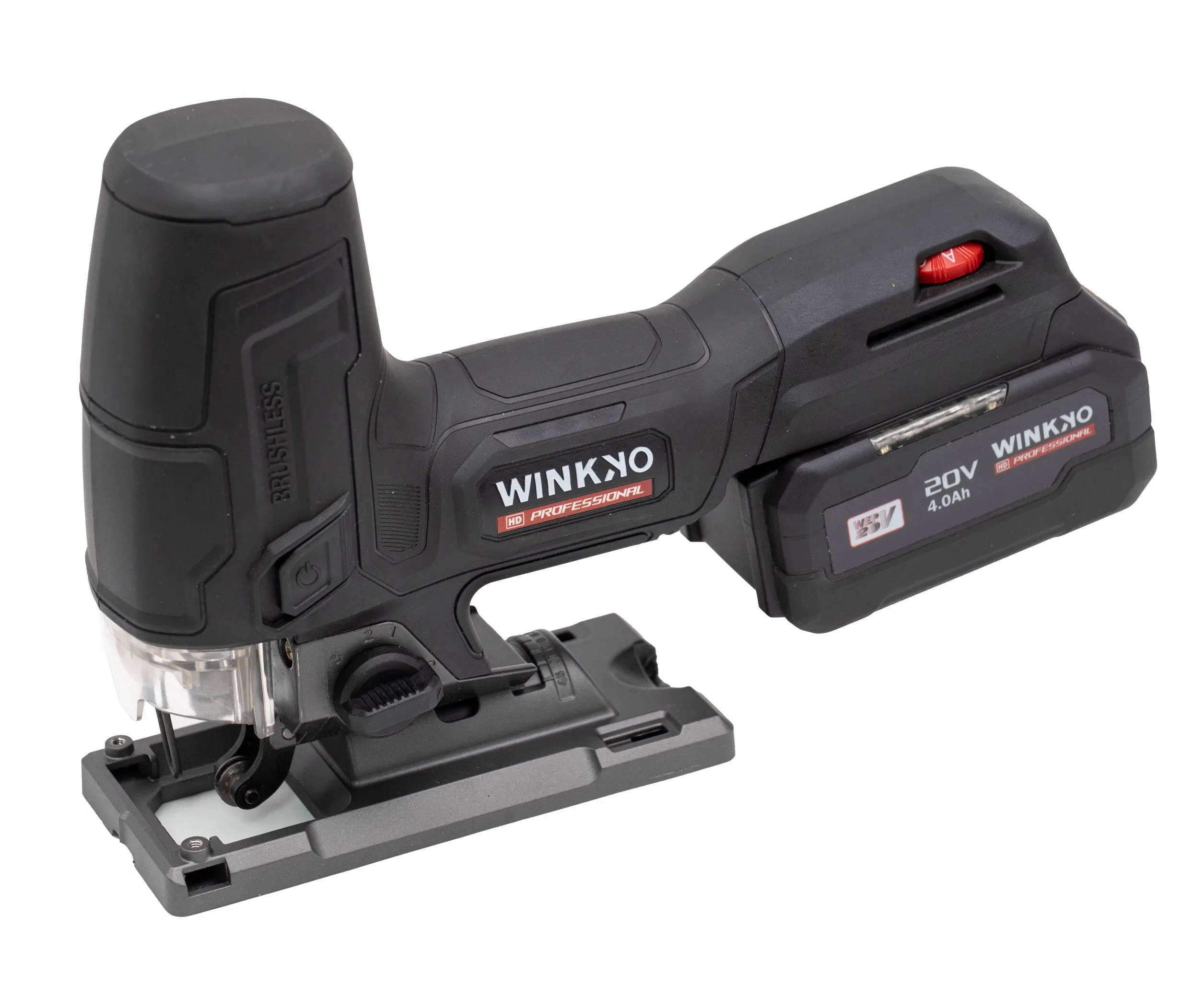 18V/20V Professional Brushless Cordless Jigsaw - High Power Lithium Battery Electric Jig Saw for Wood Cutting