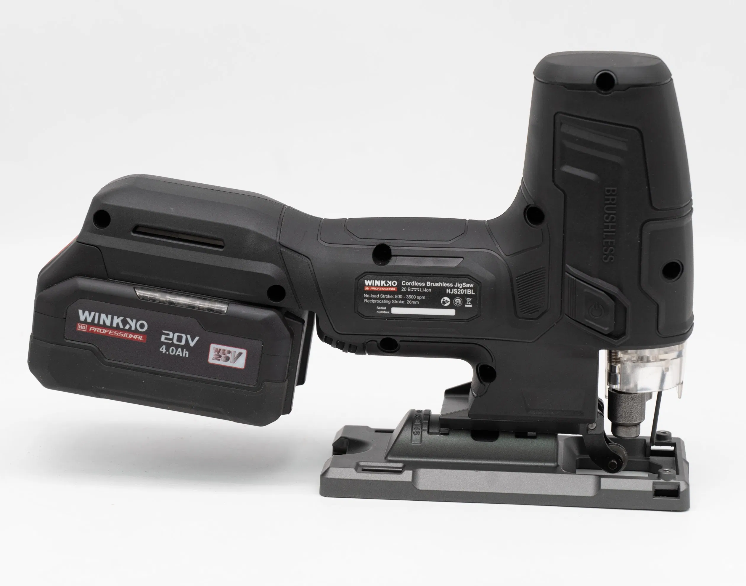 18V/20V Professional Brushless Cordless Jigsaw - High Power Lithium Battery Electric Jig Saw for Wood Cutting