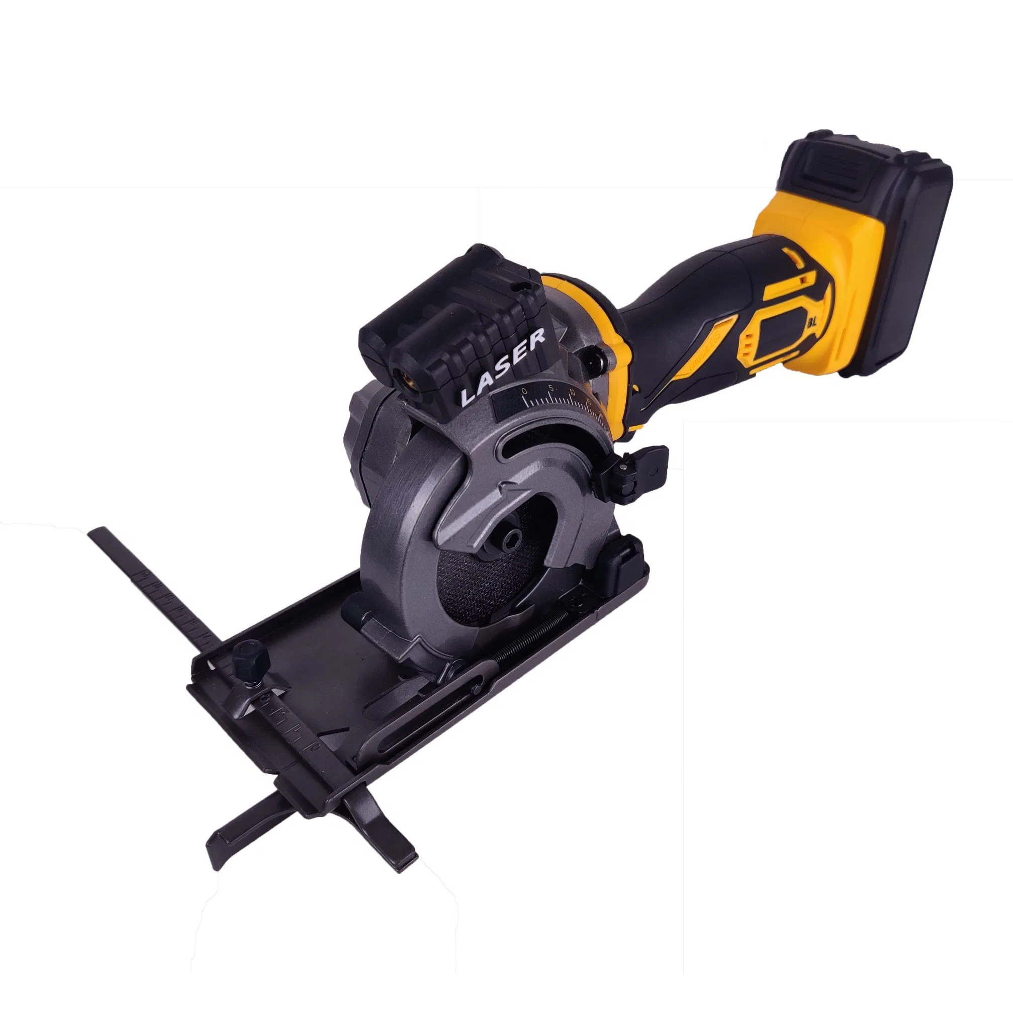 Youwe Cordless Power Saw 18V Lithium-Ion Battery Plunge Cutting Tool with Laser Guide