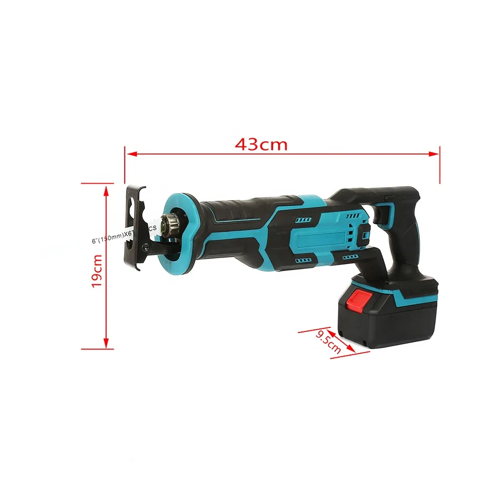 Nextop 20V Lithium-Ion Cordless Reciprocating Saw - Adjustable Speed Electric Saw for Wood & Metal Cutting