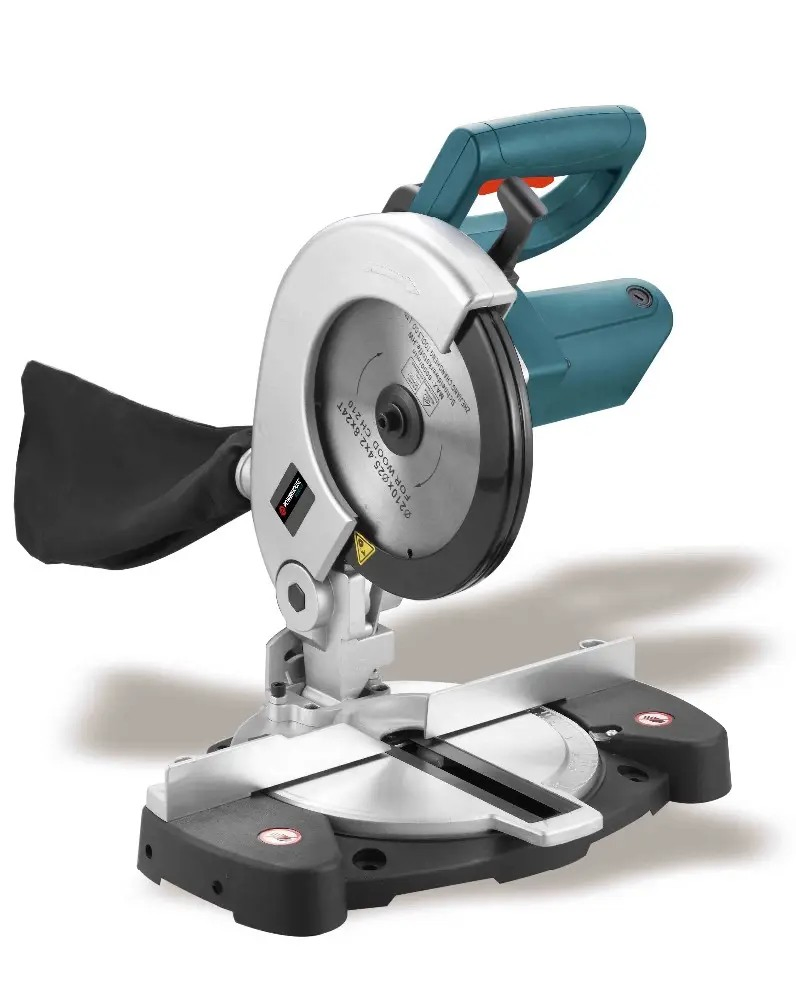 Professional 1400W Electric Sliding Single Bevel Miter Saw for Wood & Metal Cutting