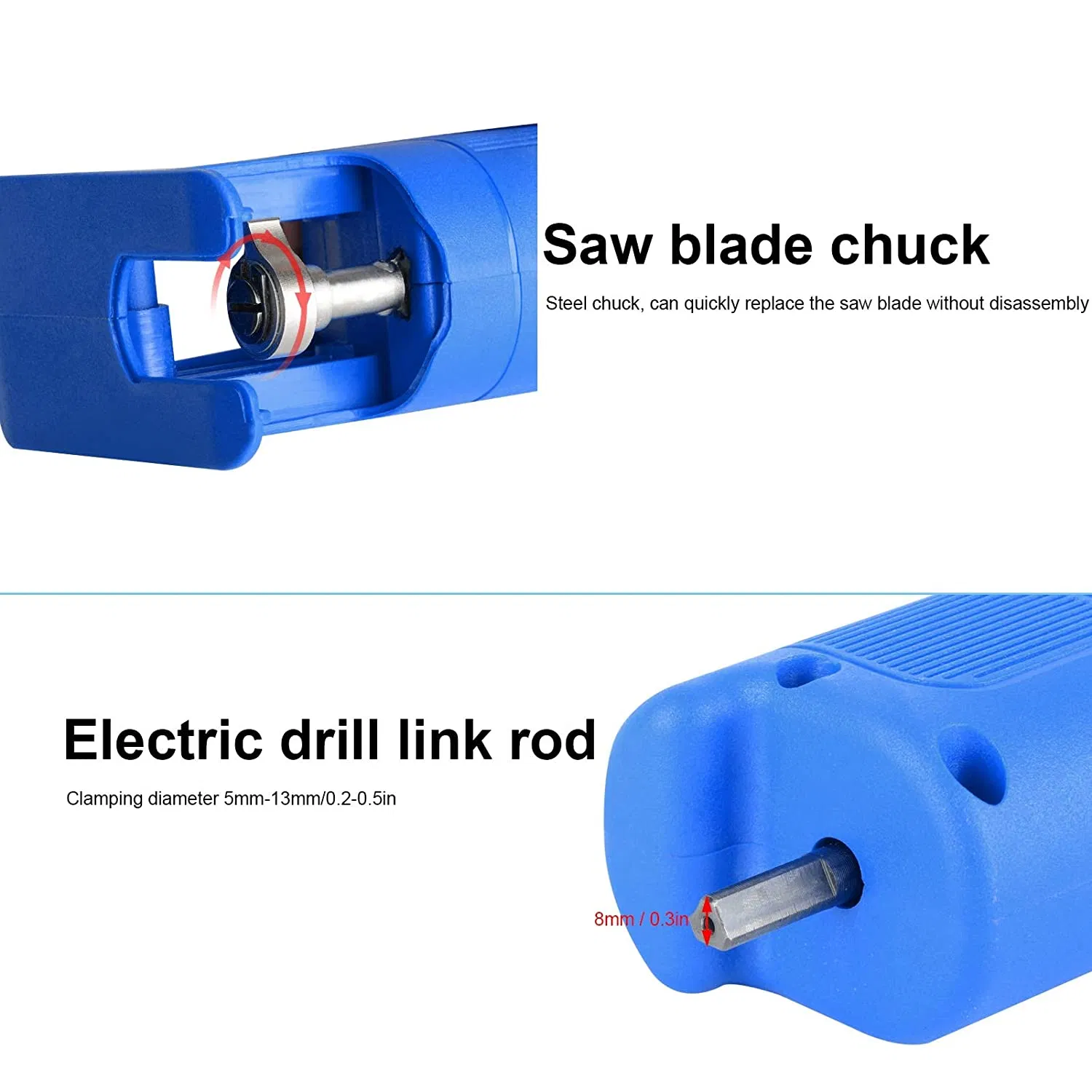 Reciprocating Saw Kit - Electric Drill Saw for Woodworking & Plastic Cutting | Portable Power Tool