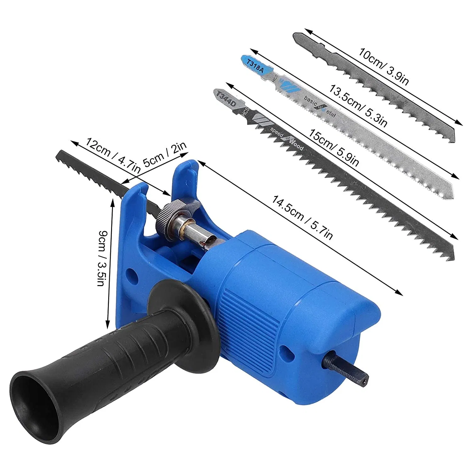 Reciprocating Saw Kit - Electric Drill Saw for Woodworking & Plastic Cutting | Portable Power Tool