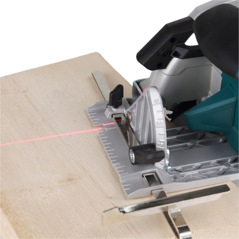 18V Cordless Circular Saw - Professional Wood Cutting Power Tool with Laser Guide