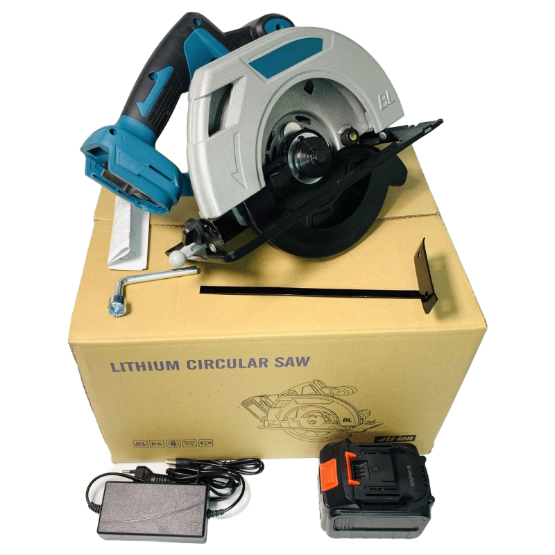 185mm 7-Inch Portable Brushless Lithium Cordless Electric Circular Saw for Wood, Marble & Stone Cutting