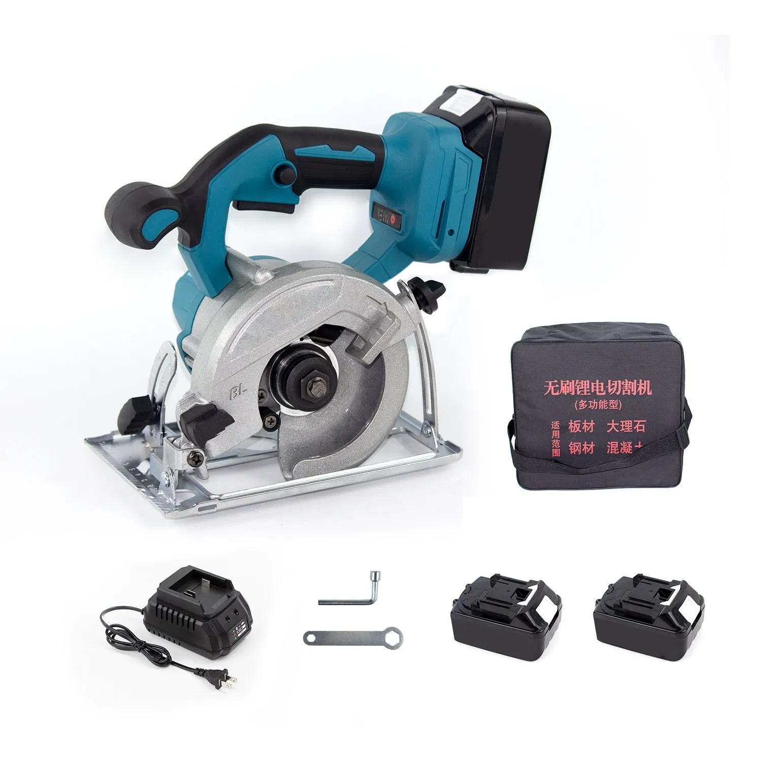 1000W 125mm Electric Cordless Mini Circular Saw for Wood Metal Stone Cutting