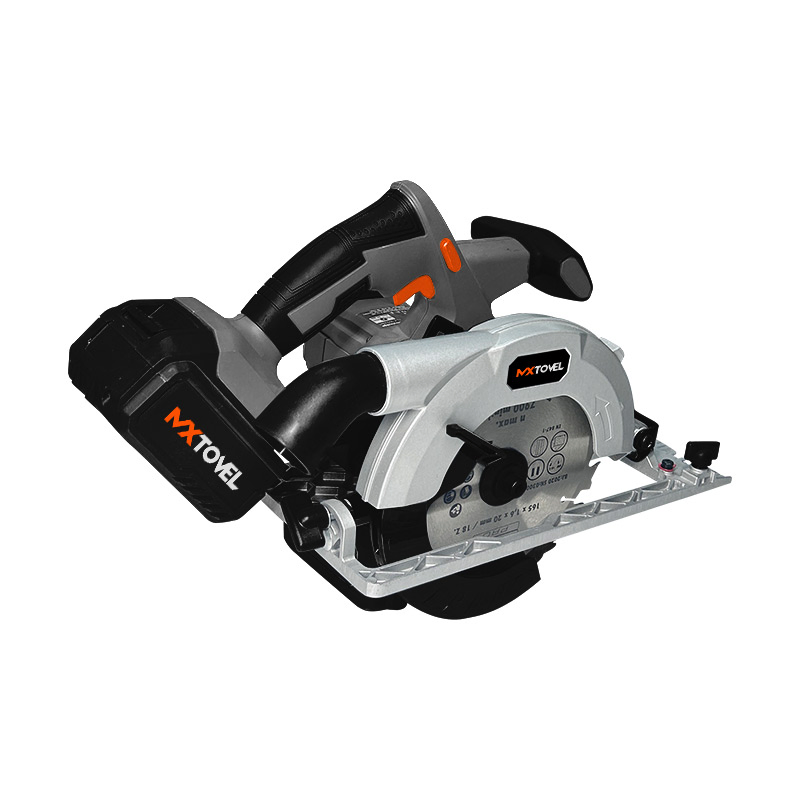 20V Cordless Circular Saw 165mm Woodworking Cutting Tool with 4000RPM High Speed